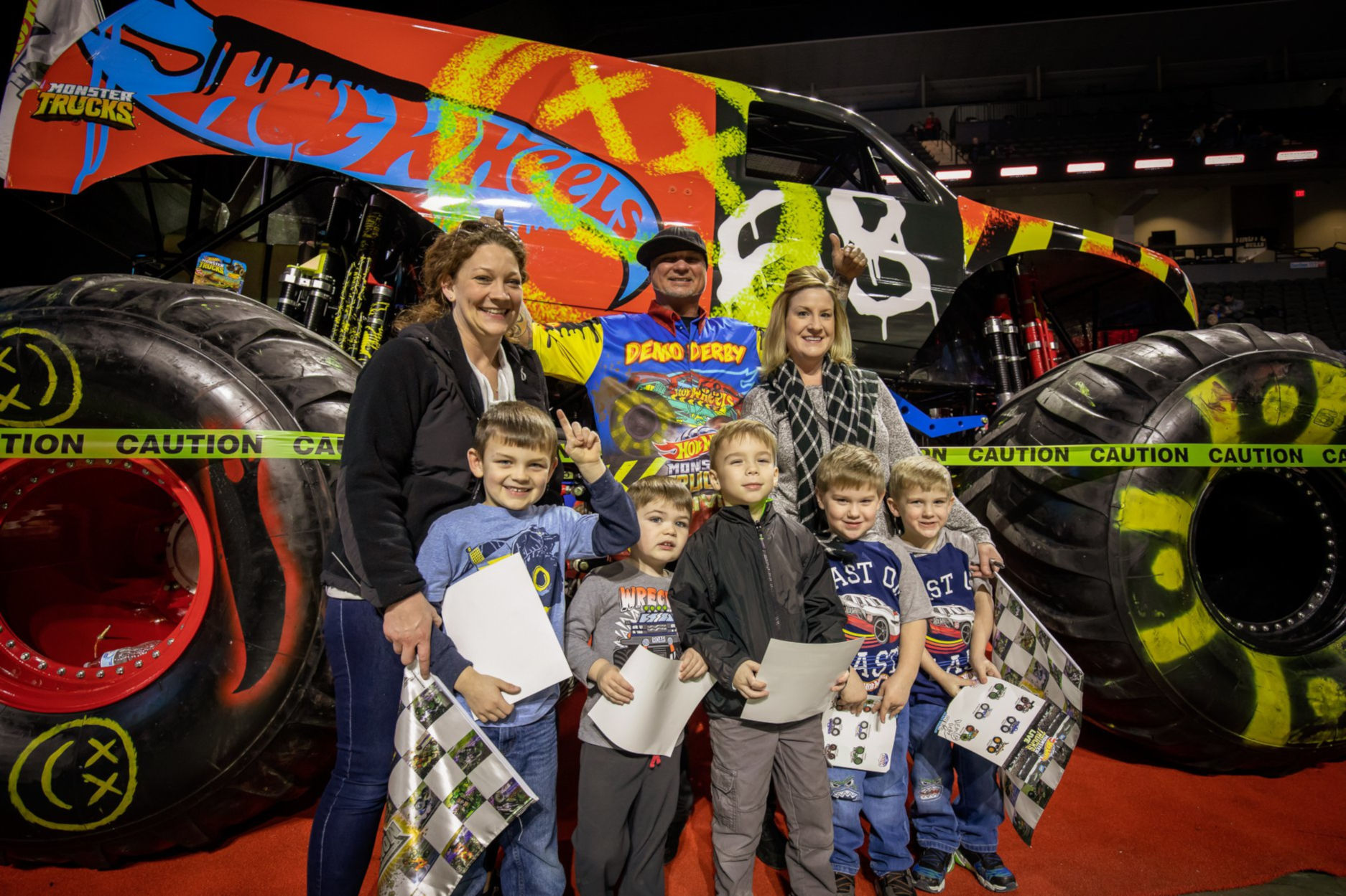 Zona de ação e destruição no evento